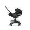 Cybex Coya 2 Style Chrome Brown Sepia Black zestaw 3w1 z fotelikiem Cloud T i-Size