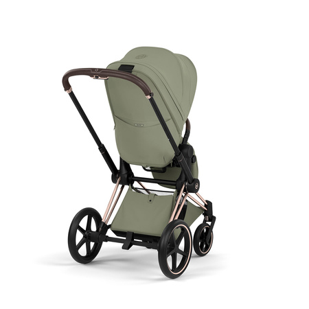 Cybex Priam 5.0 Rosegold Sage Green zestaw 3w1 z fotelikiem Cloud T i-Size
