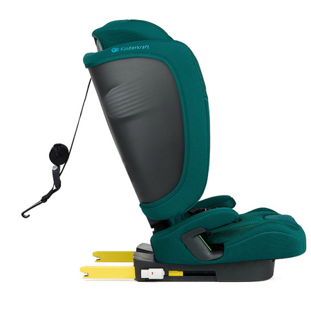 Kinderkraft FIX2GO Ciemnozielony fotelik samochodowy 76-150 cm (9-36 kg)