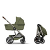 Cybex Balios S Lux 2026 ze składaną gondolą Moss Green wózek 2w1 głęboko-spacerowy 