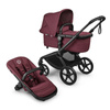 Bugaboo Fox 5 Renew Black/Dark Cherry zestaw 5w1