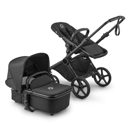 Bugaboo Cub Komplet Black/Heritage Black wózek 2w1 głęboko-spacerowy