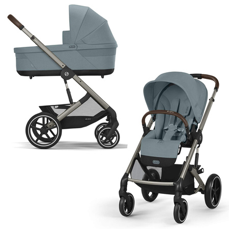 Cybex Balios S Lux 2.0 Stormy Blue wózek 2w1 głęboko-spacerowy 