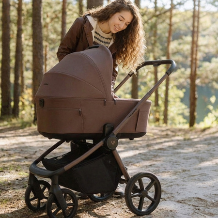 Muuvo Fold Cocoa wózek 2w1 (głęboko-spacerowy)