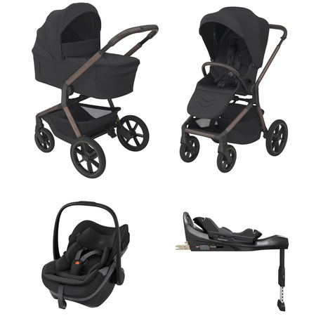 Espiro Noble zestaw 4w1 z fotelikiem Maxi Cosi Pebble Slide Pro i bazą FamilyFix Slide Pro