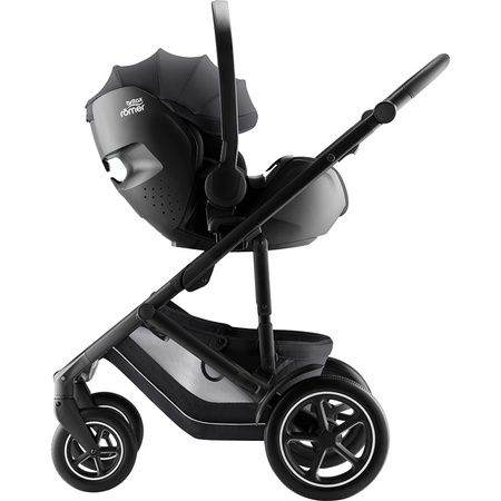 Britax Romer Smile 5Z Style Carbon Black zestaw 4w1 z fotelikiem Baby-Safe Pro Carbon Black i bazą Vario 5Z