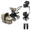 Bugaboo Fox Cub Black/Desert Beige zestaw 4w1