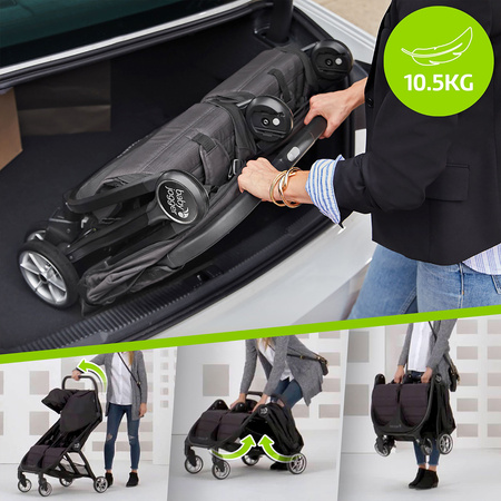 Baby Jogger City Tour 2 Double Pitch Black podwójny wózek spacerowy