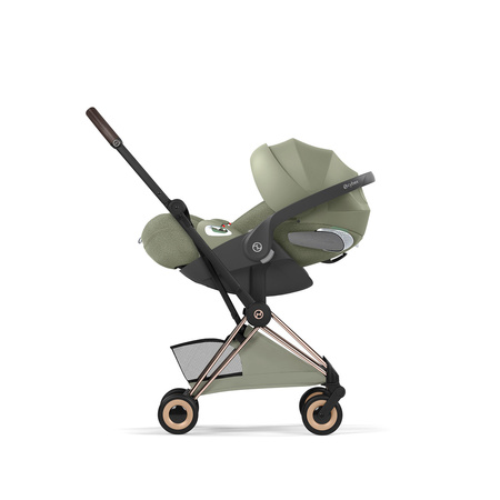 Cybex Coya 2 Style Rosegold Sage Green zestaw 3w1 z fotelikiem Cloud T i-Size