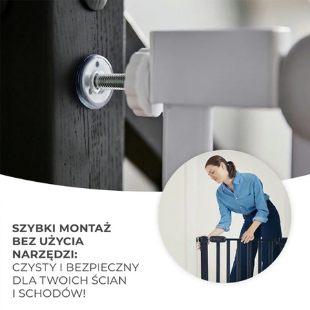 Kinderkraft Bramka zabezpieczająca Lock&Go