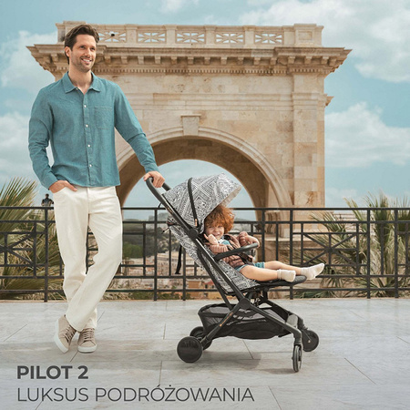 Kinderkraft Pilot 2 Bizuu Lunar Black wózek spacerowy