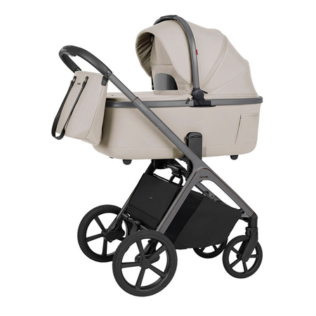 Carrello Vector F CRL-6700 Zephyr Beige wózek dziecięcy 2w1 ze składaną gondolą