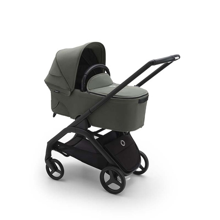 Bugaboo Dragonfly Komplet Black/Forest Green wózek 2w1 głęboko-spacerowy