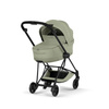 Cybex Mios 4.0 Style Matt Black Sage Green zestaw 3w1 z fotelikiem Cloud T i-Size