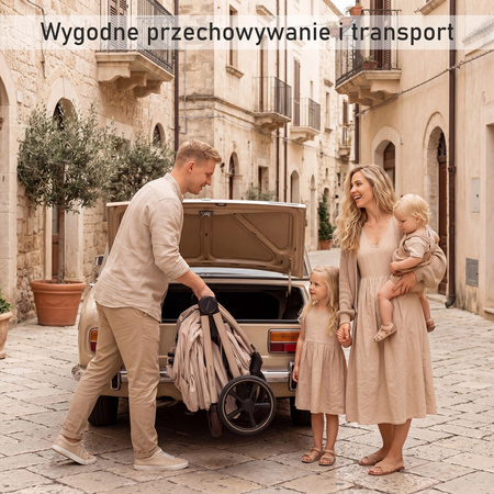 Adamex Como Natura Latte wózek 2w1 głęboko-spacerowy