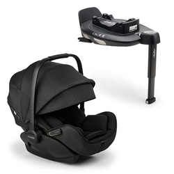 Bugaboo Otter Washed Black fotelik z Bazą 360 Isofix zestaw 0-13 kg