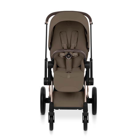 Cybex Priam 5.0 Rosegold Coconut Brown zestaw 3w1 z fotelikiem Cloud T i-Size