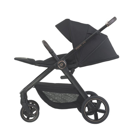 Espiro Only 2024 Stylish Black wózek głęboko-spacerowy 2w1