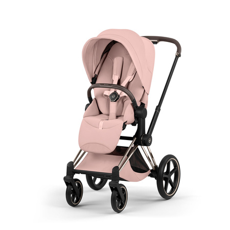 Cybex Priam 5.0 Champagne Gold Peach Pink wózek 2w1 głęboko-spacerowy