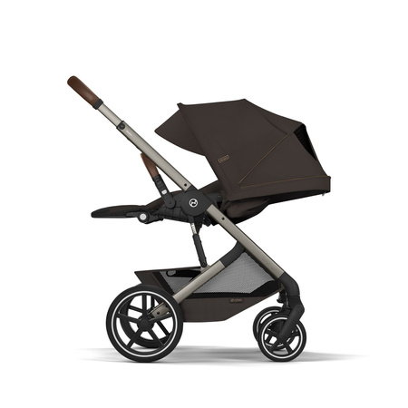 Cybex Balios S Lux 2026 ze składaną gondolą Chocolate Brown wózek 2w1 głęboko-spacerowy
