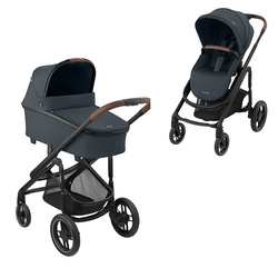 Maxi Cosi Plaza Plus Essential Graphite wózek głęboko-spacerowy 2w1