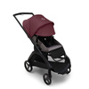 Bugaboo Dragonfly wózek spacerowy rama Black/Grey Melange-Dark Cherry