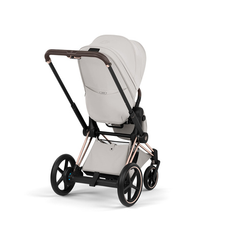 Cybex e-Priam 5.0 Rosegold City Grey zestaw 3w1 z fotelikiem Cloud T i-Size
