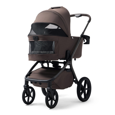 Future Calvio Velvet Chocolate wózek 3w1 z Maxi-Cosi Pebble Slide Pro
