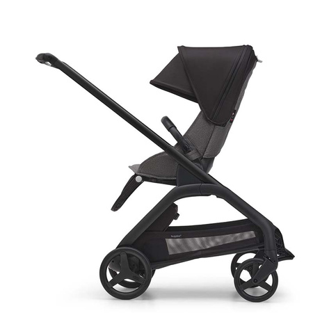 Bugaboo Dragonfly wózek spacerowy rama Black/Grey Melange-Midnight Black