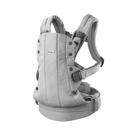 BabyBjorn nosidełko Harmony Woven Jasny Szary Melange