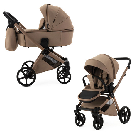 Adamex Alfa Natura Camel wózek 2w1 głęboko-spacerowy