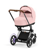 Cybex ePriam Chrome Brown Peach Pink wózek 2w1 głęboko-spacerowy