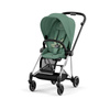 Cybex Mios Chrome Black Green Leaf wózek głęboko-spacerowy 2w1 