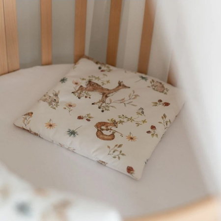 Waldin pościel niemowlęca Rożek 2 w 1 Zielone Gałązki