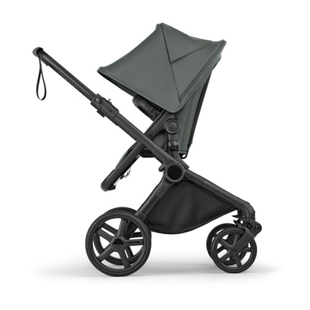 Bugaboo Cub Komplet Black/Forest Green wózek 2w1 głęboko-spacerowy