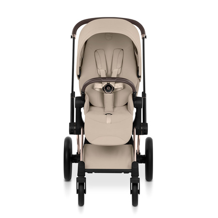 Cybex Priam 5.0 Rosegold Cozy Beige zestaw 3w1 z fotelikiem Cloud T i-Size