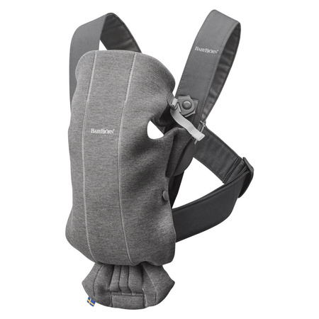 BabyBjorn nosidełko Mini Jersey Ciemny Szary