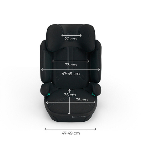 Kinderkraft XPAND 2 Pro i-Size Czarny fotelik samochodowy 101-150 cm