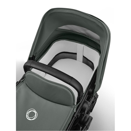 Bugaboo Cub Komplet Black/Forest Green wózek 2w1 głęboko-spacerowy