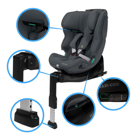 Maxi Cosi Emerald 360 Plus Authentic Graphite fotelik samochodowy 40-150 cm