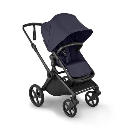 Bugaboo Cub Komplet Black/Deep Indigo wózek 2w1 głęboko-spacerowy