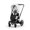 Cybex e-Priam 5.0 Champagne Gold Off White wózek 2w1 głęboko-spacerowy