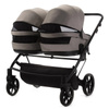 Adamex Leo Standard Beige wózek bliźniczy 2w1