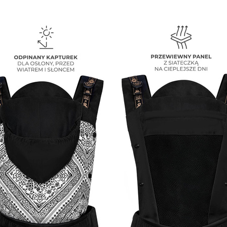 Kinderkraft Nosidełko ergonomiczna Hyggy Bizuu Lunar Black