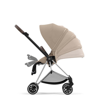 Cybex Mios Chrome Brown Cozy Beige wózek spacerowy