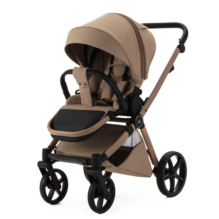 Adamex Alfa Natura Camel wózek 2w1 głęboko-spacerowy