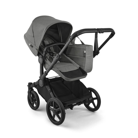 Bugaboo Donkey6 Komplet Mono Black/Moon Grey wózek 2w1 głęboko-spacerowy