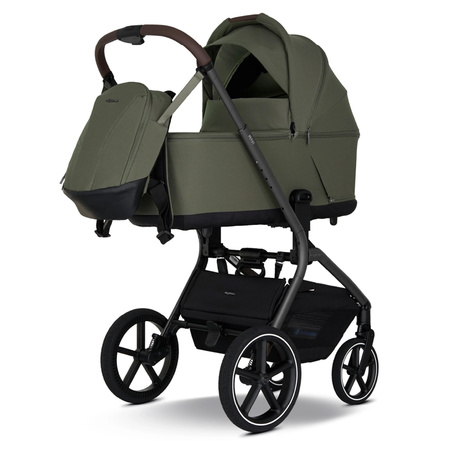 My Junior Wózek Mavi Olive Green zestaw 3w1 z fotelikiem Cybex Cloud G3 Plus