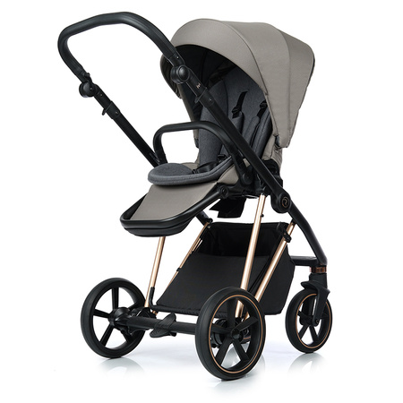 Roan IVI 2.0 Mocca zestaw 4 w 1 z fotelikiem Cybex Cloud T i-Size Plus i bazą isofix