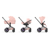 Cybex e-Priam 5.0 Matt Black Peach Pink zestaw 3w1 z fotelikiem Cloud T i-Size
